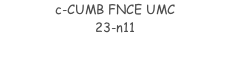 c-CUMB FNCE UMC 23-n11